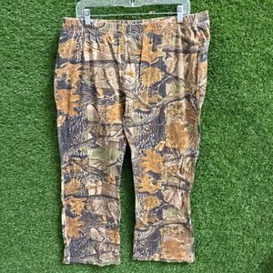 Cabelas Mens Large‎ Regular Camo Print Lounge Pants Cotton Blend Comfy